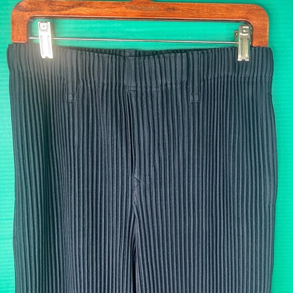 Homme Plissé Issey Miyake Pleated Pants Black size 2 - Picture 7 of 16